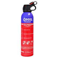 Vigil Car Fire Extinguisher 600g - ABC Dry Powder Fire Extinguisher for Small Fires - Ideal for Vehicle Safety & Other Outdoor or Industrial Areas -
