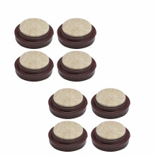 SUL Castor Caster Cup With Felt Pad Non Slip Floor Protector Glide For Chair Leg, Sofa Protect Wood Laminate Floor Tile Lino Floor From Scratch 50mm