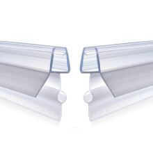 ITTISO Shower Door Seal Strip 2 x 80 cm for 4mm/5mm/6mm Glass Thickness Shower Screen Seal Strip Covers up to 19mm Gap Replacement Shower Door Bottom