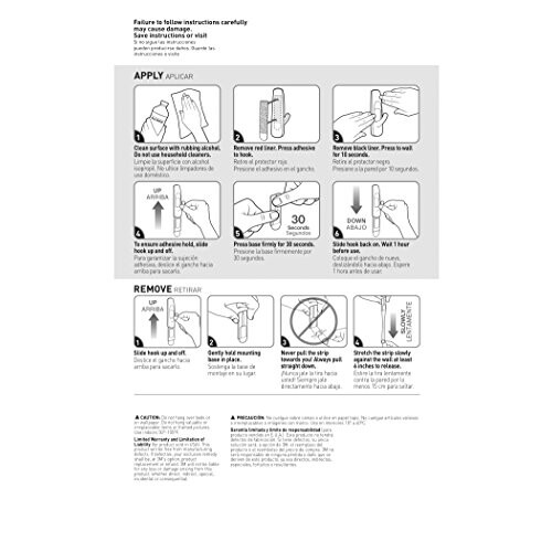 Command 3M Small Hooks with Strips (17082)-White (Pack of 2) 1