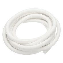 PATIKIL Silicone Foam Seal Strip, 3 M(9.8FT) 12mm(0.47") Dia Backer Rod Round High Density Solid Sponge Rubber Weather Stripping Cord for Sealing Gap