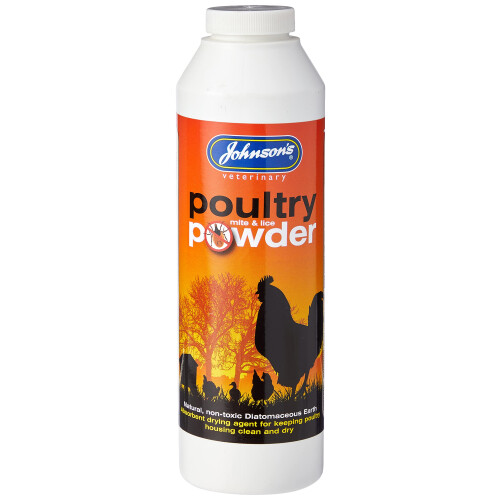 Johnsons Poultry Mite & Lice Powder,White