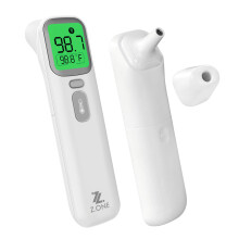 Z.ONE 2-in-1 Infrared Thermometer, for Adults and Children with Forehead Ear and Object Modes, Fast Accurate Readings, Non-Contact Digital Thermomete