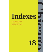 Indexes by The University of Chicago Press Editorial Staff Paperback B