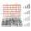 300 Pcs Compression Springs Assortment Kit, Springs Assorted Extension Spring, Stainless Steel Small Extended Compressed Spring Set, 23 Sizes Coil Sp 1