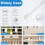 4 Pcs Double RV Refrigerator Bars Adjustable Fridge Tension Rods RV Refrigerator Kitchen Accessories, Fridge Bars 5