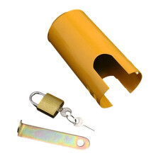 Faucet Protection Lock with Key, Anti-Theft Outdoor Faucet Lock Plate, Padlock Protection Cover, Water Valve