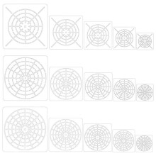 15 Pieces Mandala Dot Painting Tool Stencils Set, Reusable Mandala Stencil Template for Rock Wood Canvas DIY Painting
