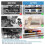 4 Pcs Double RV Refrigerator Bars Adjustable Fridge Tension Rods RV Refrigerator Kitchen Accessories, Fridge Bars 3