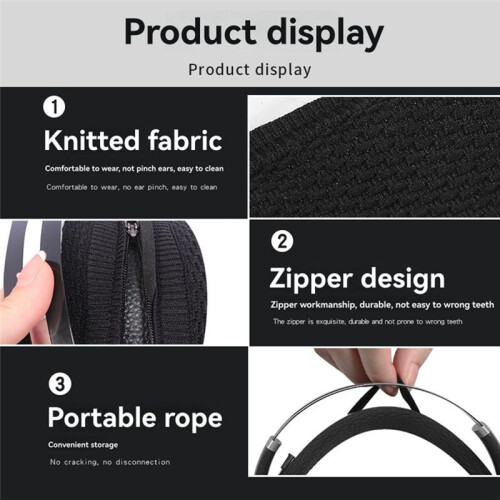 Replacement Headband for  Ananda Headphone Zipper Headband Protective Cover   Replace Accessories 1
