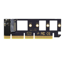 M.2 NVME SSD auf PCIe 4.0 Adapterkarte 64 Gbps M-Key PCIe4.0 X16 für Desktop-PC PCI-E GEN4