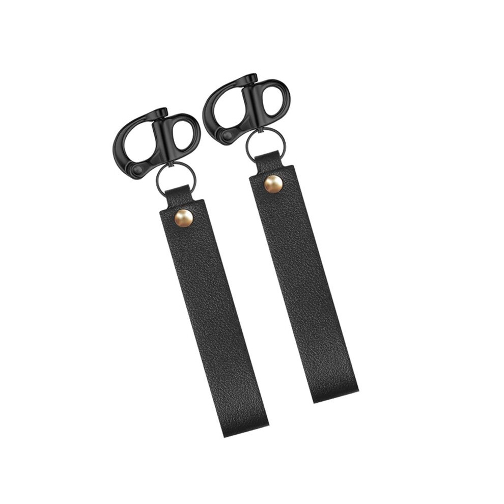 2Pcs Mask Quick Release Shackle With Leather Handle For Firefighter,Marine Grade 316 Stainless Steel Shackle For Rigging 4713632029740