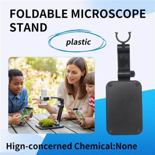 Support de Microscope Pliable et Angle Réglable Adapté au Microscope Numérique Wifi USB Loupe Électronique 2