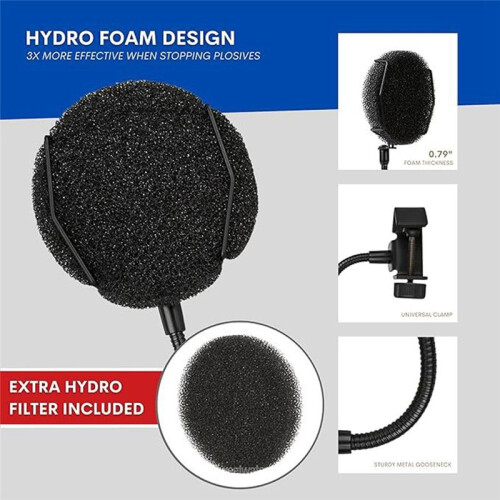 High Quality Microphone  Filter Metal  Filter Shield Windscreen  Filter for USB Microphone Podcast Microphone 2