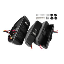 Kit Interruttore Alzacristallo Elettrico Universale A Mezzaluna da 12 V per Auto Kit Interruttore Alzacristallo Elettrico per Alzacristallo Elettrico