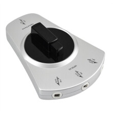1 to 3 Digital Audio Optical Fiber Cable Toslink 3-Way Selector Splitter Adapter for DVD CD Player