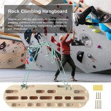 Climbing Fingerboard Strength Rock Board Portable Pull- Rock Climbing Hangboard Grip Strengthener Forearm Exerciser