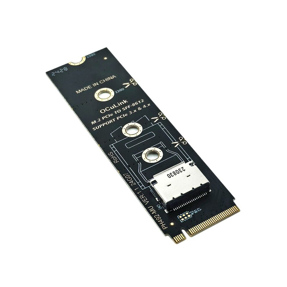 M.2 Nvme Pcie To Oculink Female Dock Sff-8612 Adapter M.2 Mkey Nvme To Oculink Sff-8611 Sff-8612 Adapter 6031692413193