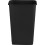 2x Large Workplace Black Plastic Waste Bins 60L 2