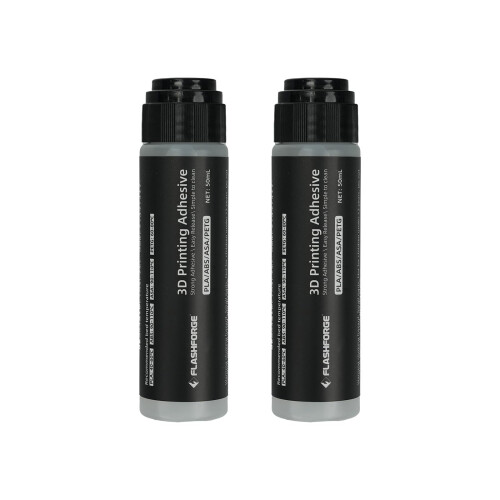FLASHFORGE 3D Printing Adhesive Glue for Hot Bed Warping Reducing,3D Printer Glue Sticks for PLA/ABS/PETG/ASA,2-Pack Bundle (50mL/Pack)