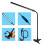 Clip- LED Easel Light with ClearSun LED Technology,Clamp Light, Adjustable and Flexible Neck for Precision Lighting 3