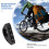 Wireless Remote Control for Motorcycle Helmets Handlebar Control Keypad Remote Control Connect to Cell Phone 5