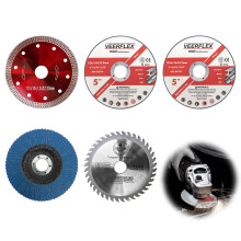 125mm Cutting Discs, 5Pcs Angle Grinder Discs, 125mm Metal Cutting Discsfor Cutting Metal, Stone, Wood, Ceramic, Tile, Grinding, 125x1.0x22.23mm