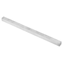 sourcing map Square Steel Key Stock 5/8" x 5/8" x 12" Cold-Drawn 45# Steel Bars Precision Key Stock for Gearbox Coupling, Silver Tone