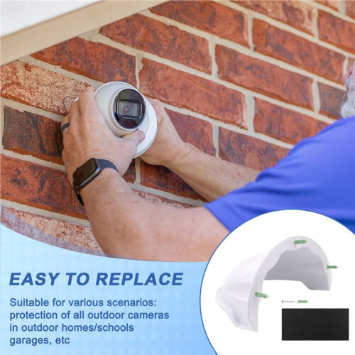 Protective Cover Shield Wall Waterproof Rainproof Cover Outdoor Camera Protection Box Security Camera Outer Cover-B 2
