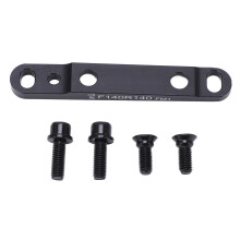 Bike Disc Brake Mount Adapter160mm Front Rear Caliper Converter, Aluminium Alloy CNC Post To Flat Mount Adapter With Bolts For Reliable Braking