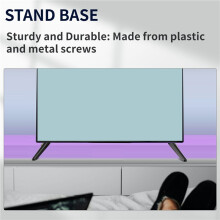 Soporte Universal para TV, Reemplazo de Base de Soporte para TV de Sobremesa, Patas de Pedestal para Base de TV, Patas de Montaje para Soporte para TV