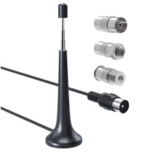 DAB Radio Aerial for Hifi System Indoor, Ancable 3M FM Indoor Radio Antenna for Tuner Stereo Amplifier Home Cinema System Home Theater System HiFi Re