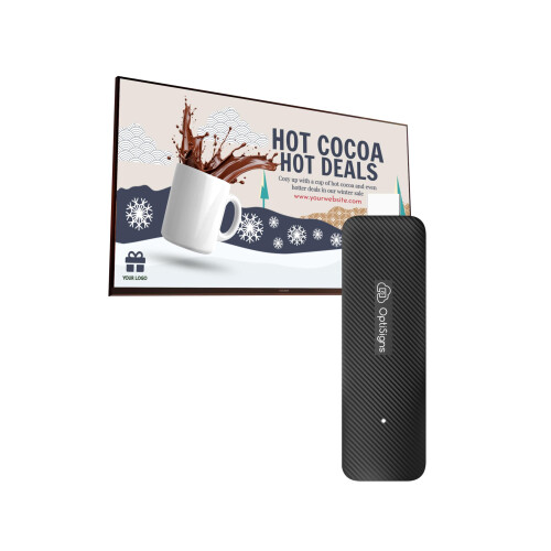 OptiSigns Android Stick Digital Signage Player - UK Plug