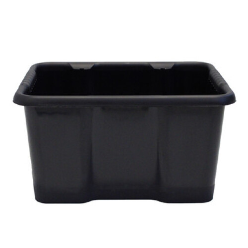 Thumbs Up Black Plastic Storage Box - 24 Litre 2