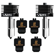 H2D High Flow Hotend 0.6mm Kit 2pcs for H2D with 2 Silicone Socks Print Kit, for Bamboo H2D Series