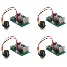 4X 20A PWM Motor Speed Controller 12V 24V 36V 48V with Potentiometer Knob