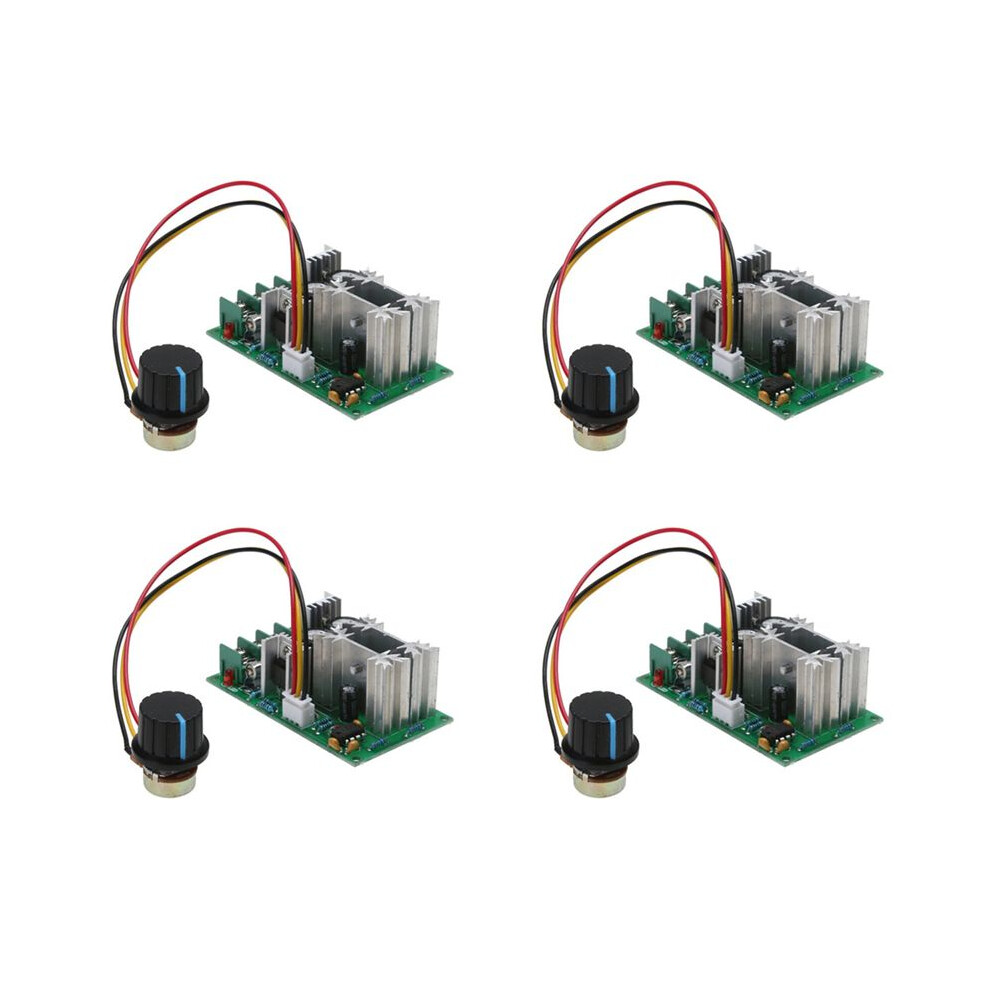4X 20A Pwm Motor Speed Controller 12V 24V 36V 48V With Potentiometer Knob 4711212562595