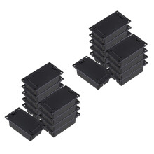 20X Guitare Basse 9V Support de Batterie Couvercle Du Compartiment Etui Noir