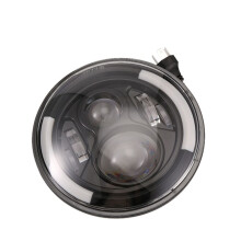 7 Inch LED Headlight Round 200W Halo Angle Eyes DRL Running Lamp for   JK LJ TJ CJ 1997-2018 1PCS