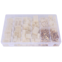 400Pcs 6.3mm 1 2 3 4 6 8 9 Pin Electrical Automotive Wire Connector Male Female Socket Plug and Pin Header Crimp Wire Terminals Kit for Motorcycle