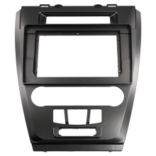 10.1 Car Radio Fascia Frame Adapter for FUSION 2009-2012 2 Din Dash Android Mp5 Panel Frame Kit Silver-Gray
