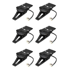 6X Motorcycle Rear Brake Tail Light License Plate Lamps Dirt Bike