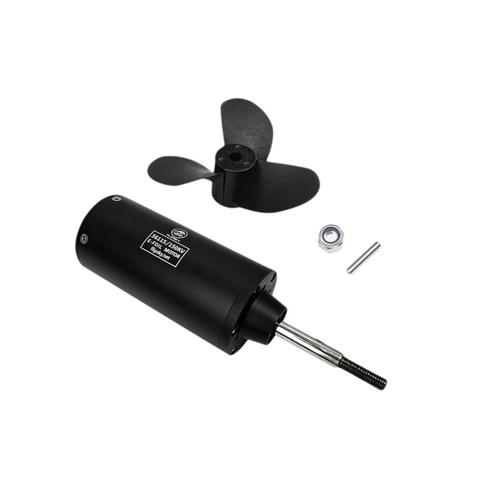 Flipsky 56115 Inner Rotor Brushless Motor+Propeller 150Kv 2400W Ip68 Waterproof For Surfing Boat Underwater Thruster Efoil Black 4711127625668