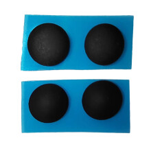 4Pcs Rubber Feet Bottom Case Rubber Foot Antislip Pad for-Black
