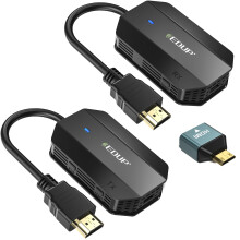 EDUP Wireless HDMI Transmitter and Receiver, HDMI Wireless Extender Kit 1080P, Plug & Play, Streaming Media Video/Audio for Laptop/PC/Camera/Phone to