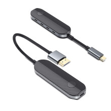 iShare Pro Wireless HDMI Transmitter & Receiver Kit, TikTok's Choice for Lag-Free Gaming & HDCP 2.2 for Netflix/Disney+, USB-C to HDMI for iPhone 15/1