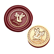 Brasses Stamp Sealing Head Envelopes Invitation Greeting-HLJ01