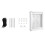 Pet Flap Door with Removable Panel Security Lock Flap Door-L 1