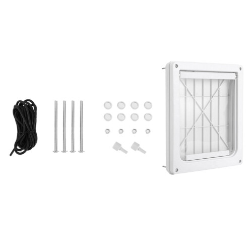 Pet Flap Door with Removable Panel Security Lock Flap Door-L