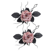 Curtain Tiebacks Flower Styles Curtain Tie-Gradient purple